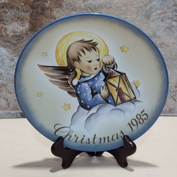 Schmid Hummel Christmas 1985 Heavenly Light Decorative Wall Hanging Plate - Picture 7 of 11